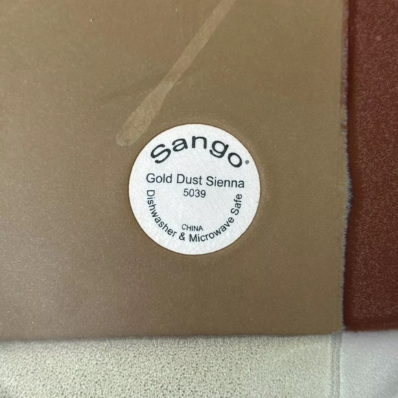 Sango Gold Dust Sienna 8.25 in. Souffle With Lid Rare - Picture 4 of 12